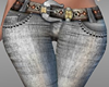 Grey Belted Jeans RL