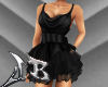 JB Ruffled Black Dress
