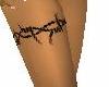 Sexy Barbwire leg tattoo
