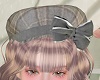 brownie beret bow hat
