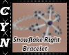 Snowflake R Bracelet