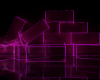 UW Pink Neon Cube Photo