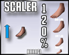 Foot Scaler Resizer 120%