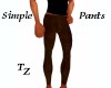 TZ Simple Pants endowed