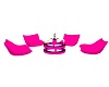  PinkBlack  Pillowset