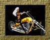 *Q* Gold Harley m/cycle