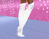 White high boots-{M}