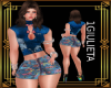 FIT SET BLUE TOP SHORT