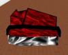 Chrome and red coffin