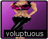 Punk PVC Diva voluptuous