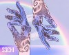 Lace galactic gloves