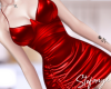 S. Latex Dress Red