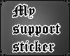 My support sticker 1