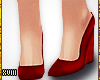 ! Red Point Toe Wedges