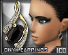 ICO Onyx Earrings