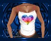 Fancy Heart Top rainbow