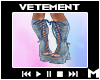 M chaussure Bleu