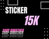 X. Support Sticker 15K