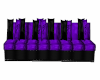Purple Long Bench Couch