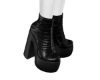 emo black chunky boots