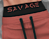Savage Red Joggers