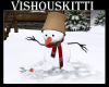 [VK] Sm Cabin Snowman