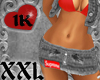 !!1K supreme XXL black 