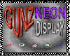 @ Neon Hubcap Display
