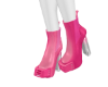 ⓟGrill Boots Pink