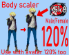 120% Tall BodyScaler M/F