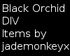 Collar Black Orchid M/Q