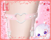 |H| Pink Garter Heart
