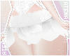 ❄ Rose Skirt White
