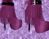 Pink Fringe  Boots