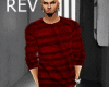 stripped red sweater