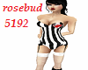 stripe corset w stocking