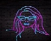 neon woman