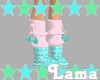 l Blue , star boots 