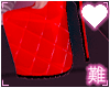 Red Patent Pumps