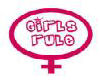 girls rule tee