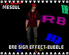 BRB Sign Effect Bubble