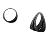 Modern Black Metal Hoops