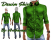 Denim Shirt Green