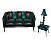 Beautiful Teal Couch