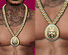 Gold Medusa Chain
