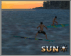Sunset  SurfBoat