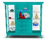 Teal China Cabinet