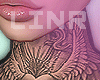 Neck Tat Heart Wings