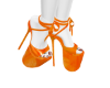 Orange Strippa Heels