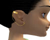 Rigth Side Gold Earring
